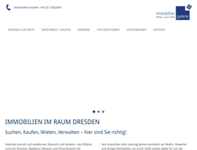 Tablet Screenshot of immobilien-galerie.de